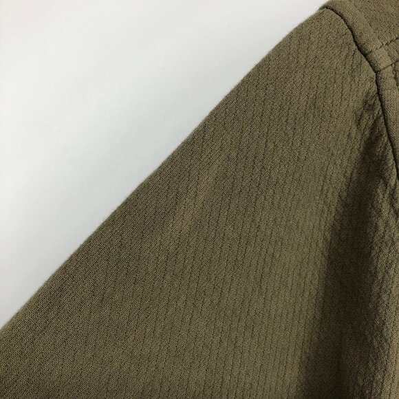 Madewell Olive Green Stitch  Edge Duster Utility Jacket Cardigan tie waist XS - Picture 9 of 16